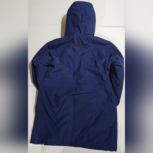 Lands' End Squall Insulated Stadium Coat Navy Size S 6-8 - Picture 7 of 12